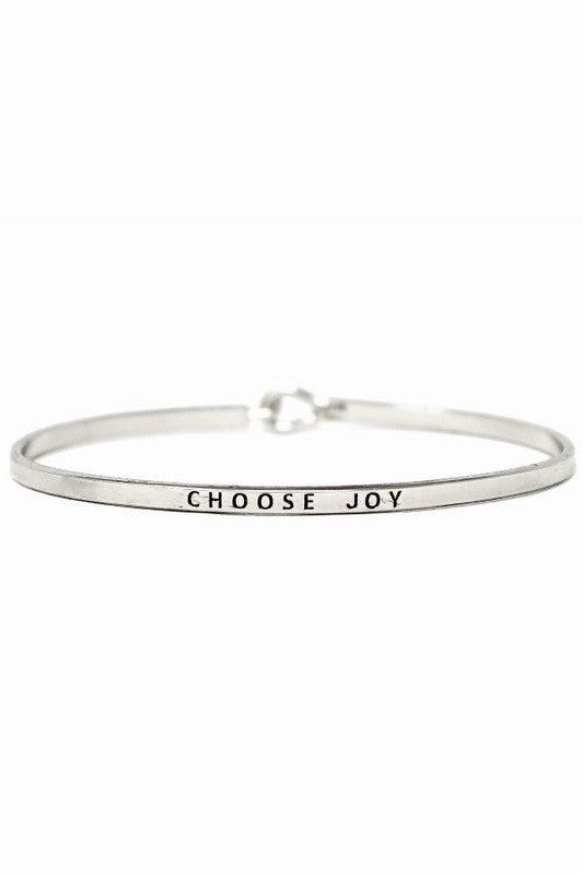 Choose Joy Inspirational Bracelet