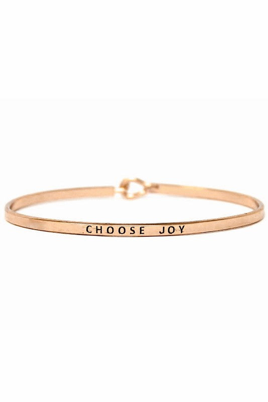 Choose Joy Inspirational Bracelet