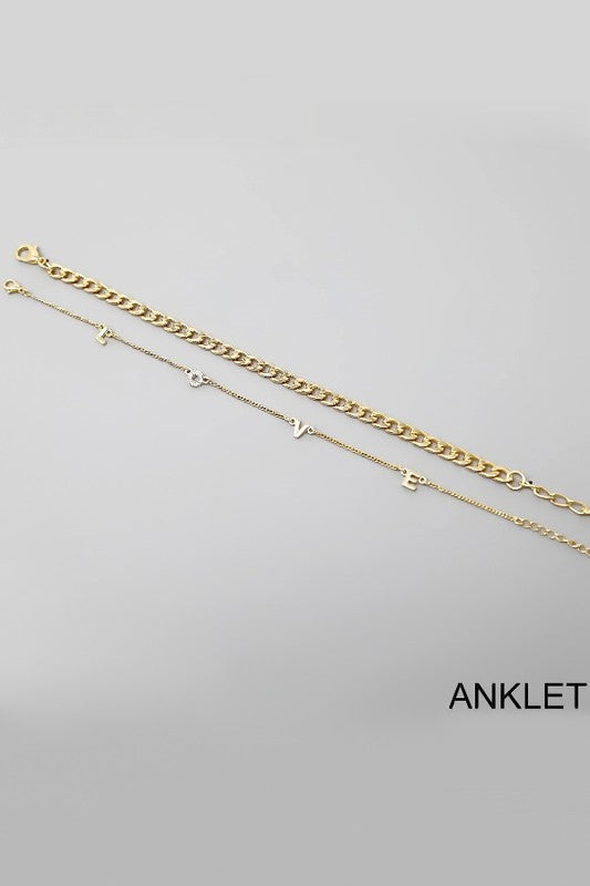 LOVE ANKLET