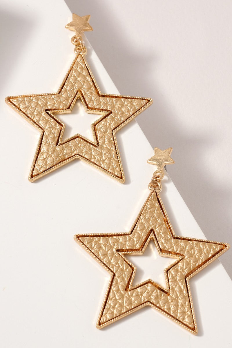 Star earrings