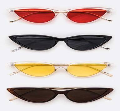 Cat Eye skinny sunglasses